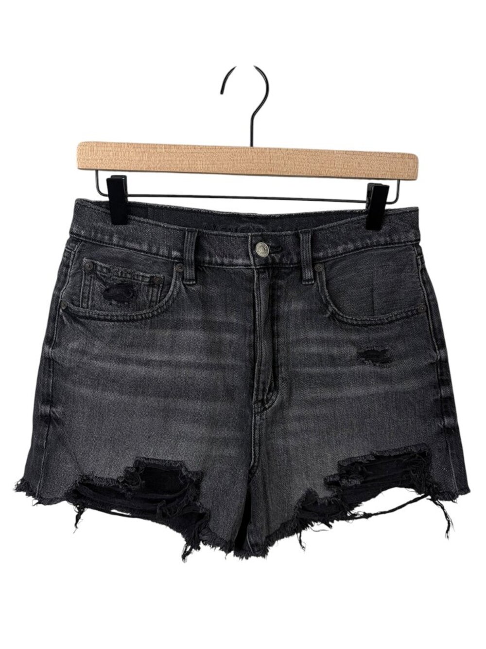 American Eagle Highest Rise 90s Boyfriend Shorts 6 Y2K Indie Vanguard Grunge Rip